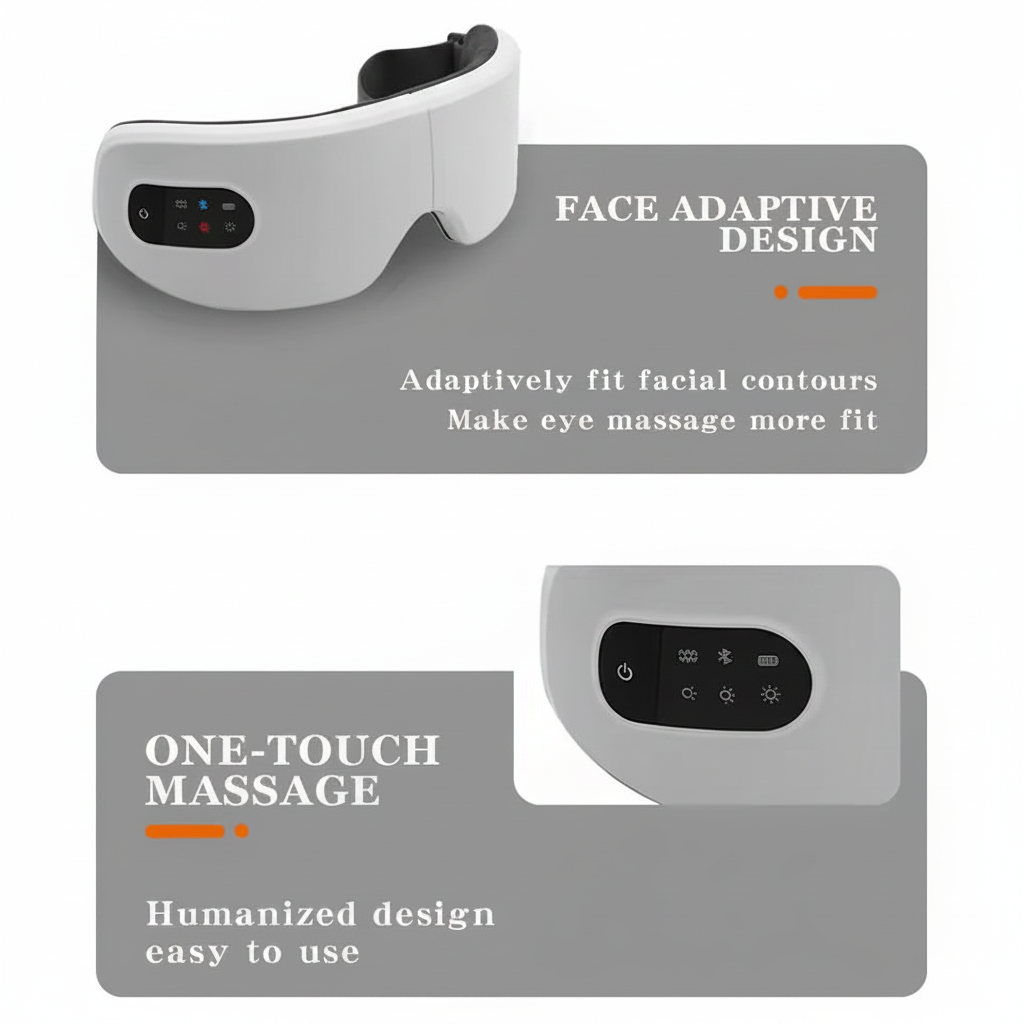 🧠 Masseur oculaire intelligent — Détente & Récupération